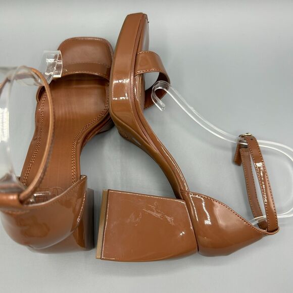 Madden Girl Omega Women's Cognac Platform Block Heels Women Size 8M - Picture 8 of 10
